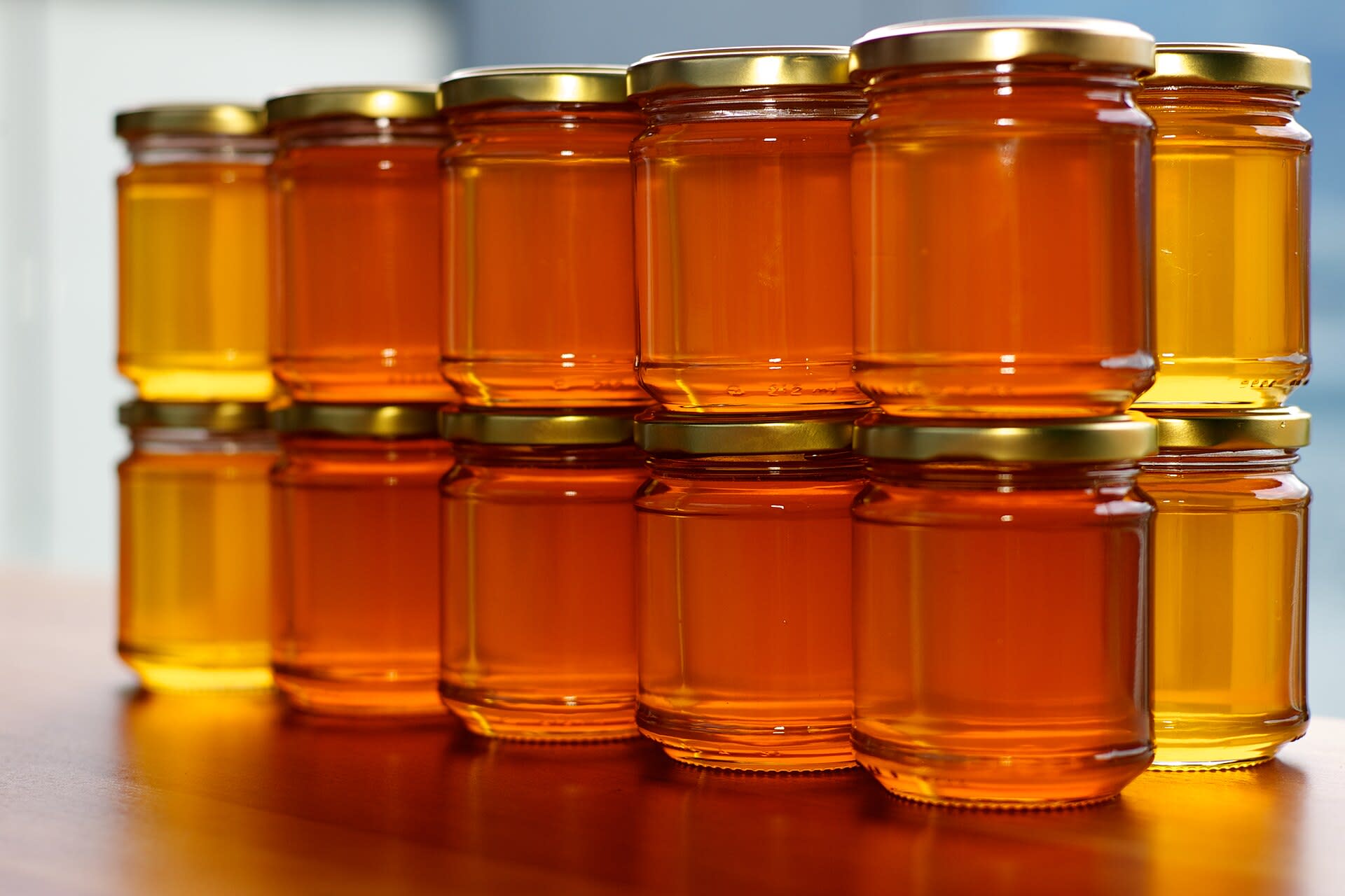 Jars of honey