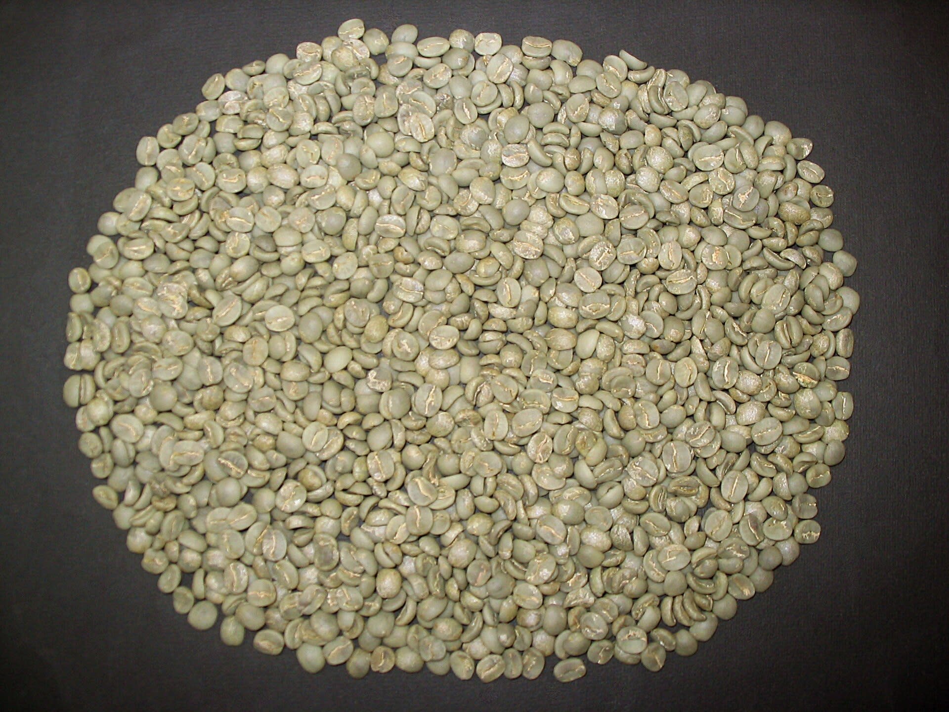 Green coffee beans