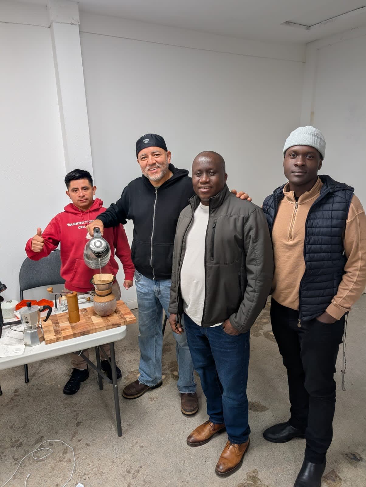 Tasting session with the team
